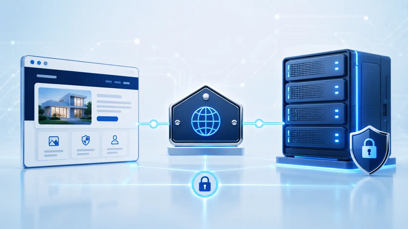 Symbole domeny i hostingu stron internetowych